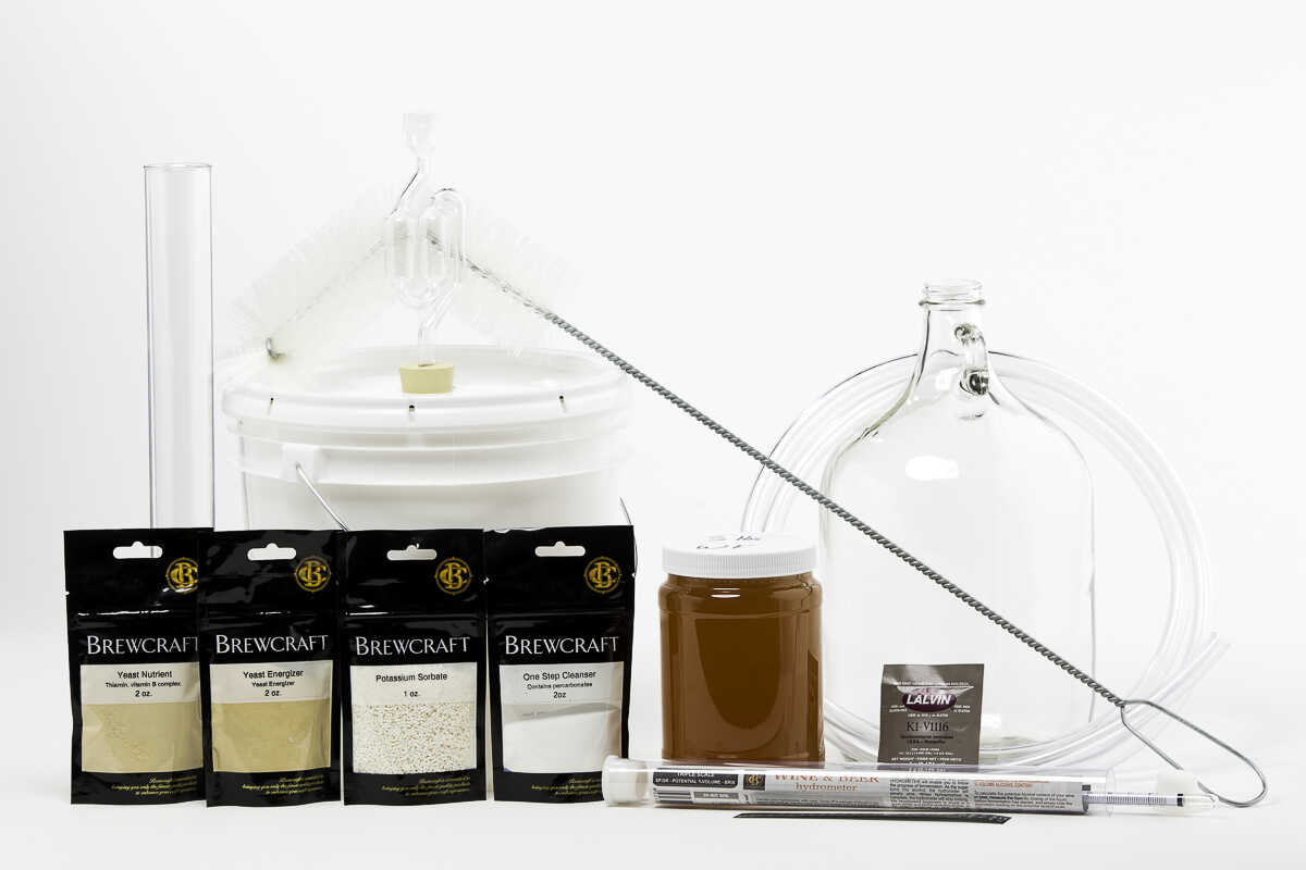 One Gallon Mead Making Kit With Fresh Local California Raw Honey — Simi  Valley Home Brew