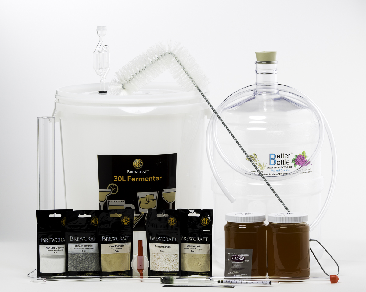 Mead Making Equipment Kit (Glass Secondary) - 5 Gallon